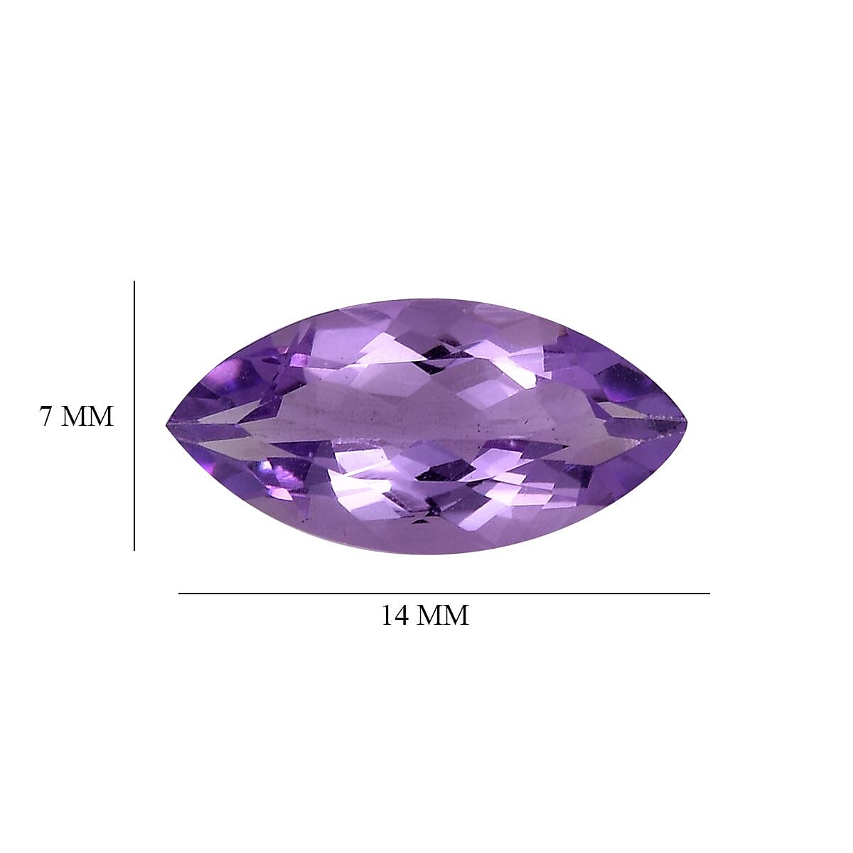 Set of 2 A Pink Amethyst Loose Gemstones in Marquee Shape (14x7mm) 4.26 ct. 8024913 4