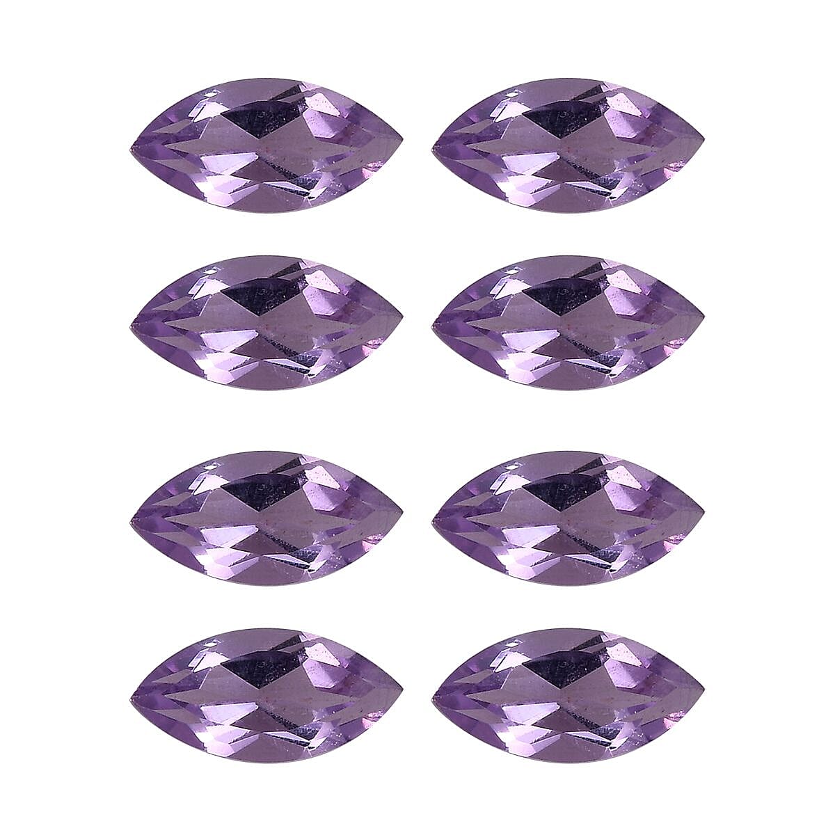 Set of 8 A Pink Amethyst Loose Gemstones in Marquee Shape (7x3.5mm) 2.46 ct. 8024915 0