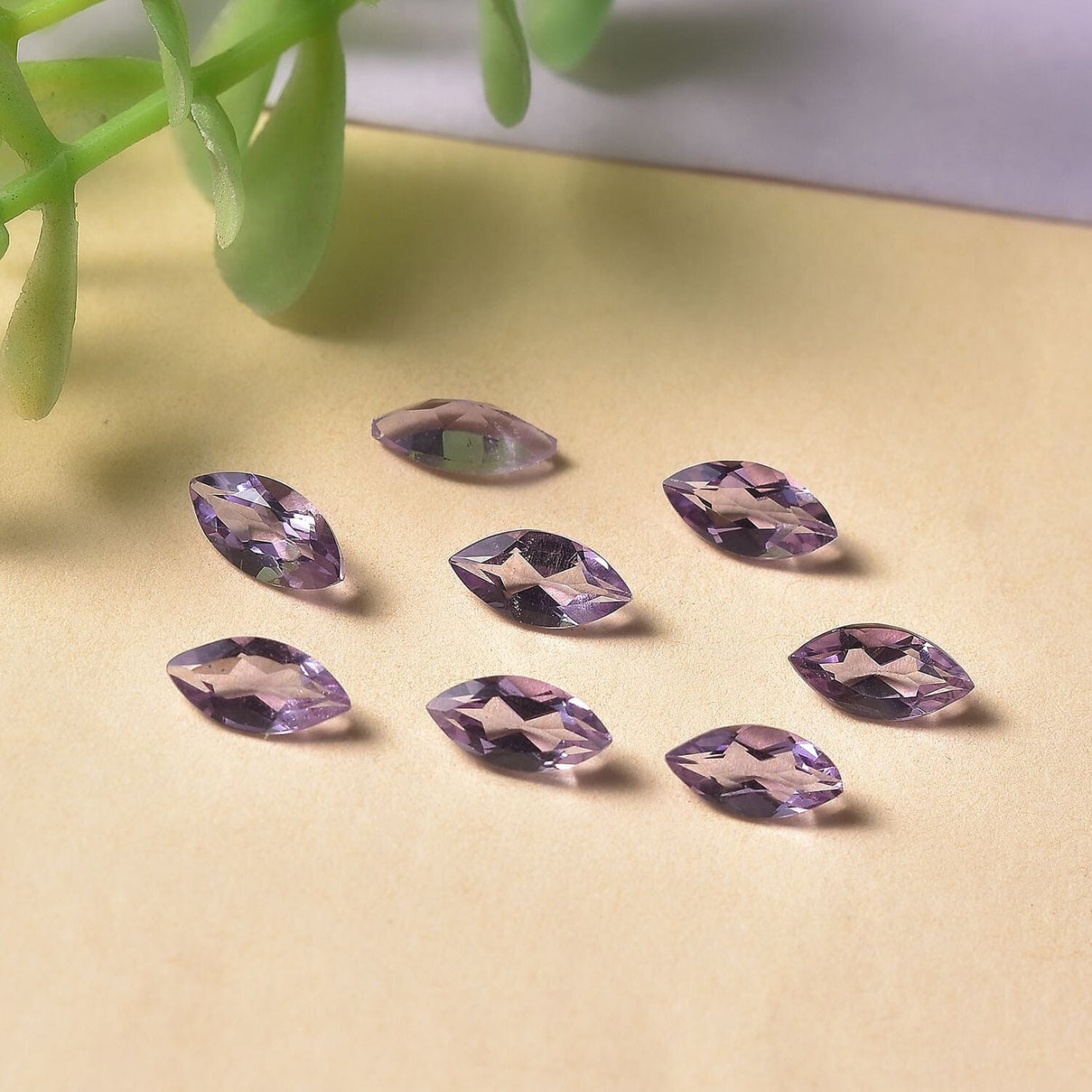 Set of 8 A Pink Amethyst Loose Gemstones in Marquee Shape (7x3.5mm) 2.46 ct. 8024915 1