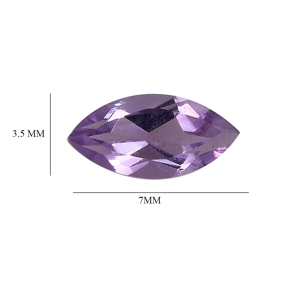 Set of 8 A Pink Amethyst Loose Gemstones in Marquee Shape (7x3.5mm) 2.46 ct. 8024915 4