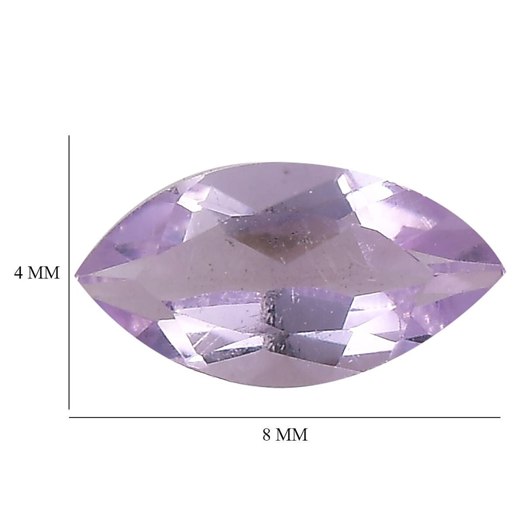 Pink Amethyst Marquee 8x4 mm