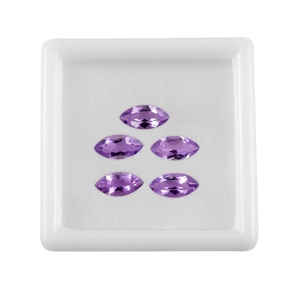 Set of 5 Pink Amethyst Loose Gemstones in Marquee Cut (9x4.5mm) 7751245 4