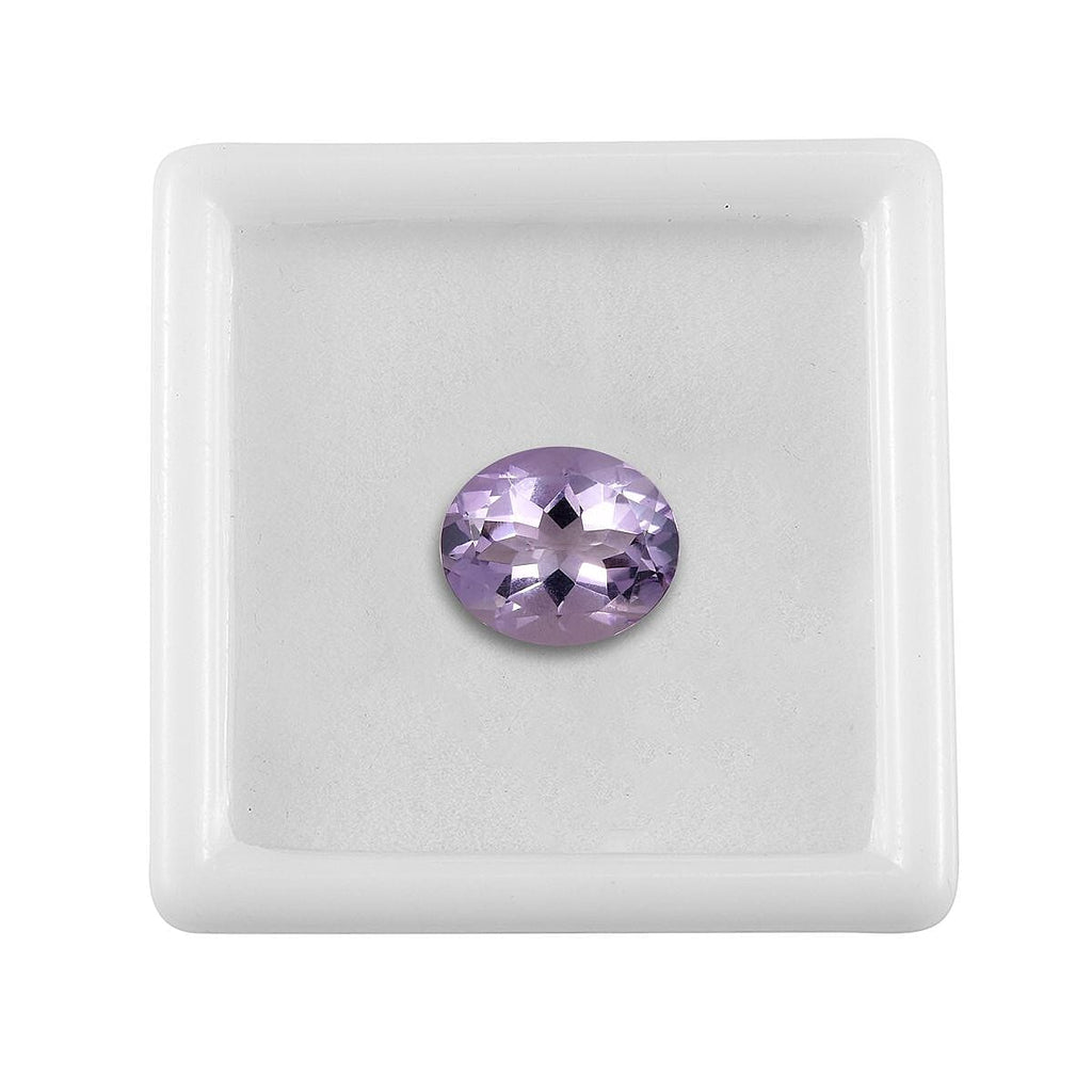 Pink Amethyst Oval Shape Gemstone 3.93 Ct