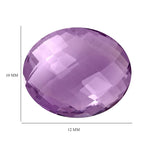 Pink Amethyst Oval Shape Gemstone 3.88 Ct.
