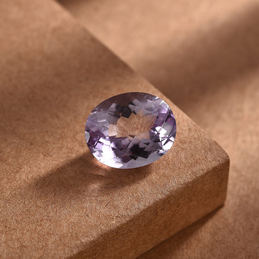 Pink Amethyst Oval Shape Gemstone 4.4 Ct.