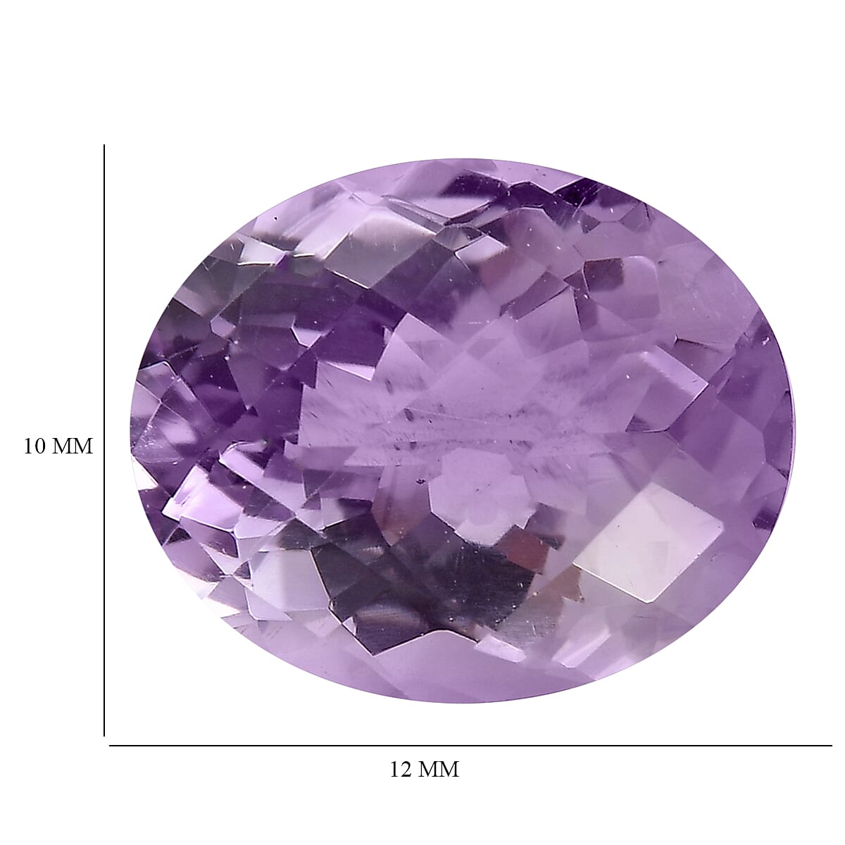 4.4 Ct. Pink Amethyst Loose Gemstone in Oval Shape 8070568 4