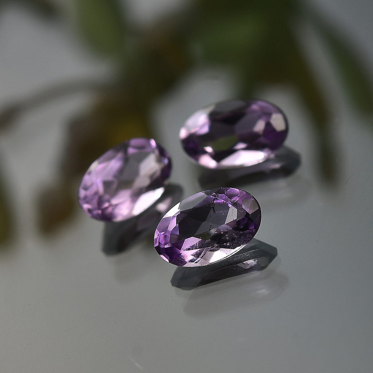 Set of 3 Pink Amethyst Loose Gemstones in Oval Shape  0.59 Ct. 8072253 1