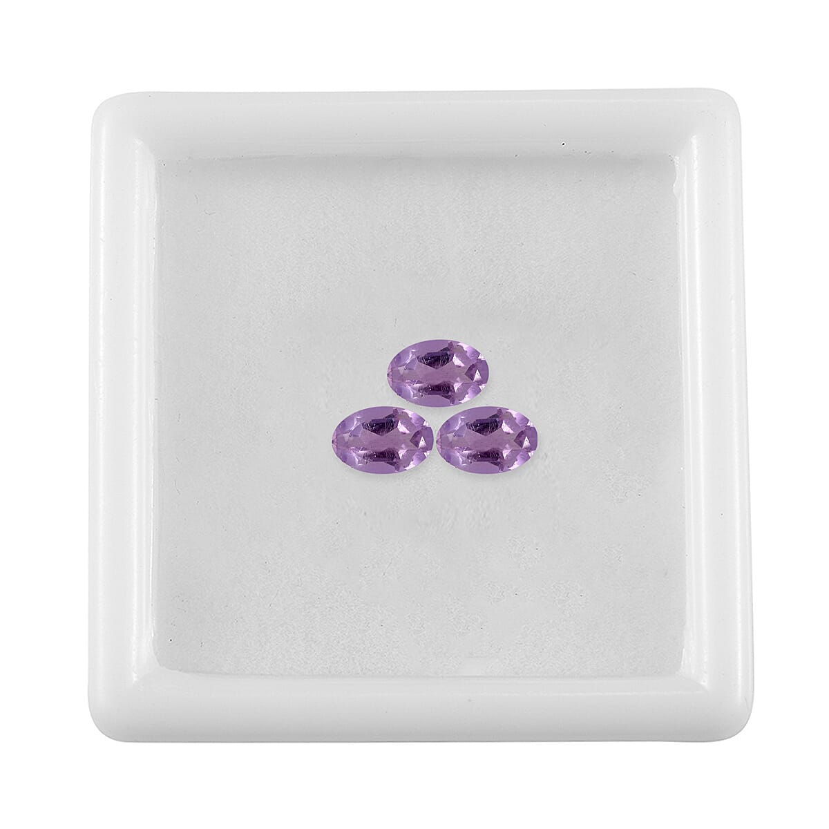 Set of 3 Pink Amethyst Loose Gemstones in Oval Shape  1.1 Ct. 8068463 3