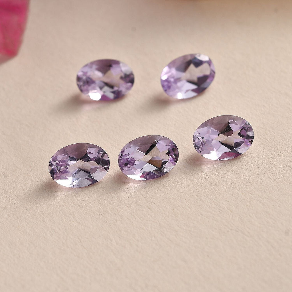 Pink Amethyst Oval 7x5 mm