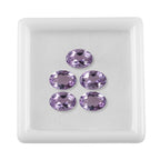 Pink Amethyst Oval 7x5 mm