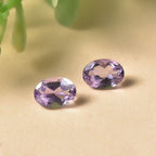 Pink Amethyst Oval Shape Gemstones 1.21 Ct