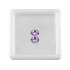 Pink Amethyst Oval Shape Gemstones 1.21 Ct