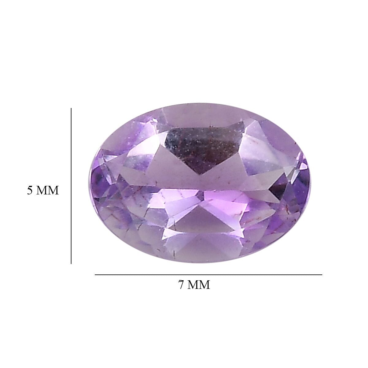Set of 2 A Pink Amethyst Loose Gemstones in Oval Shape (7x5mm) 1.21 ct. 8024919 4