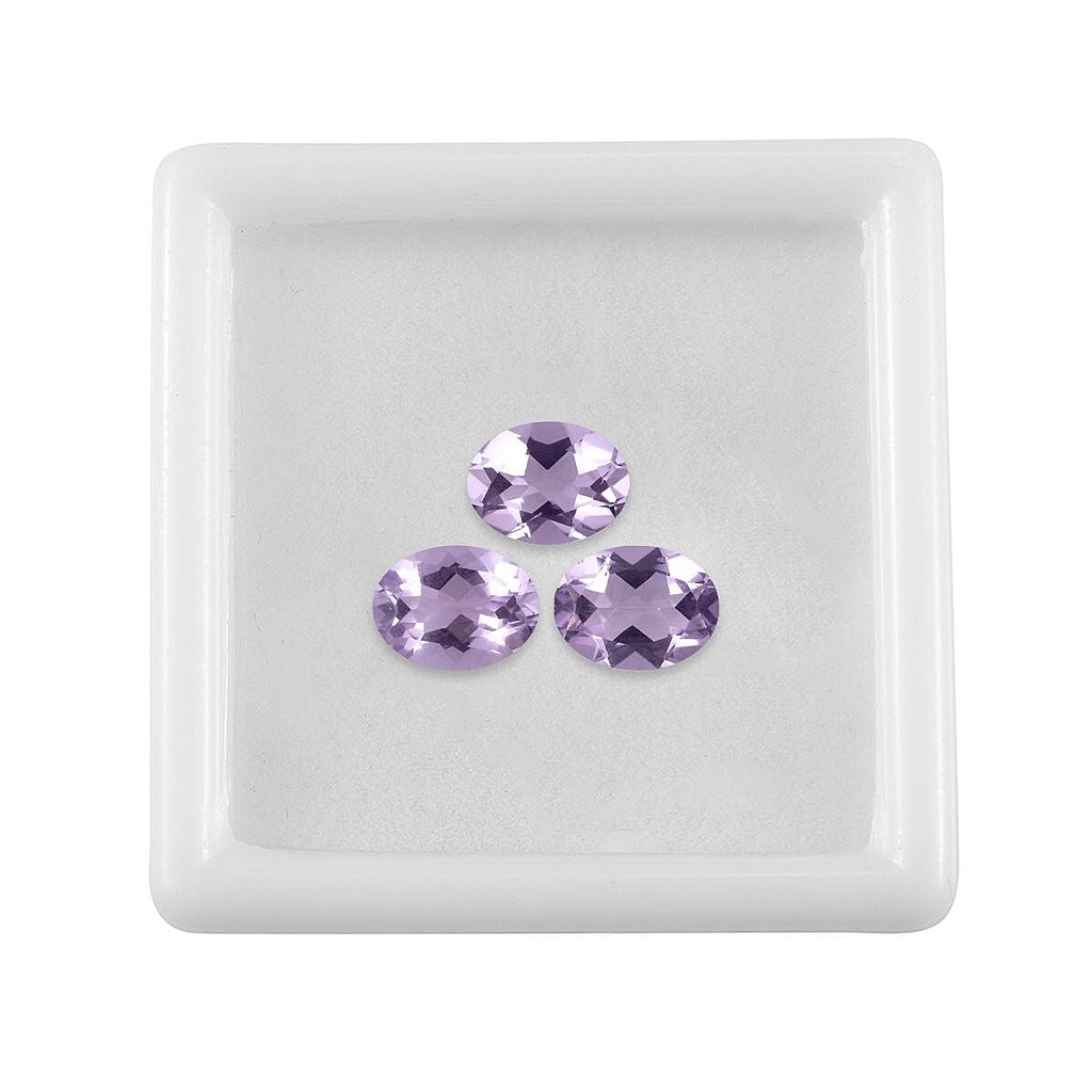Pink Amethyst Oval 8x6 mm