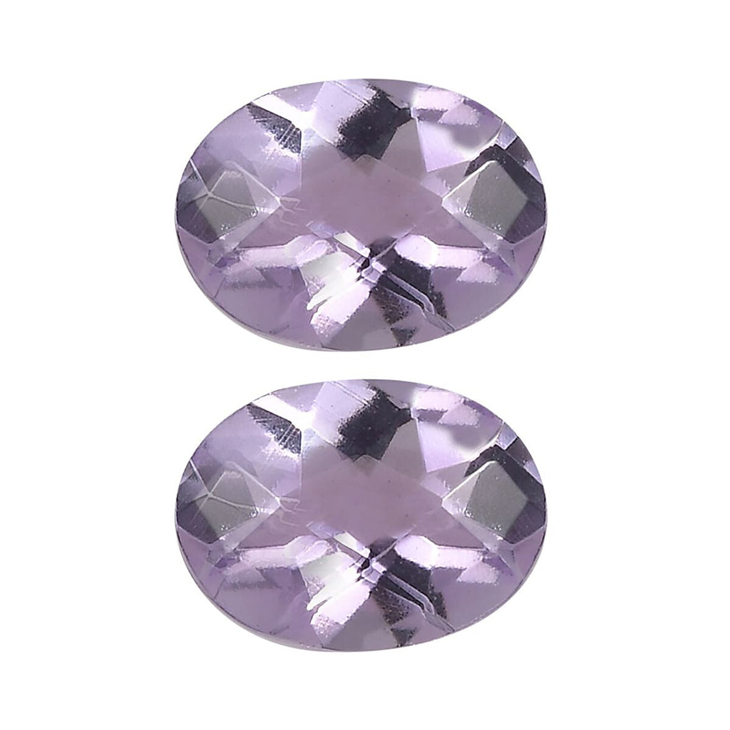 Pink Amethyst Oval Shape Gemstones 2.02 Ct