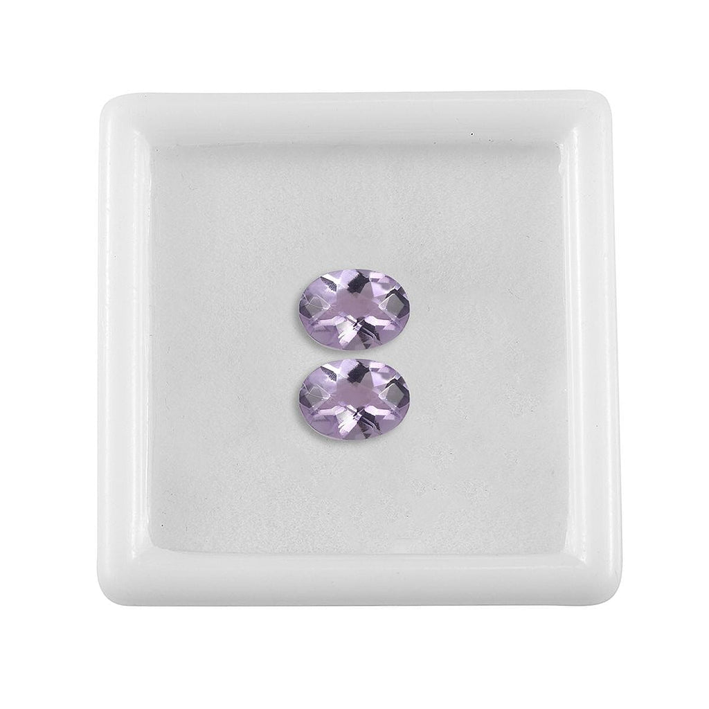 Pink Amethyst Oval Shape Gemstones 2.02 Ct