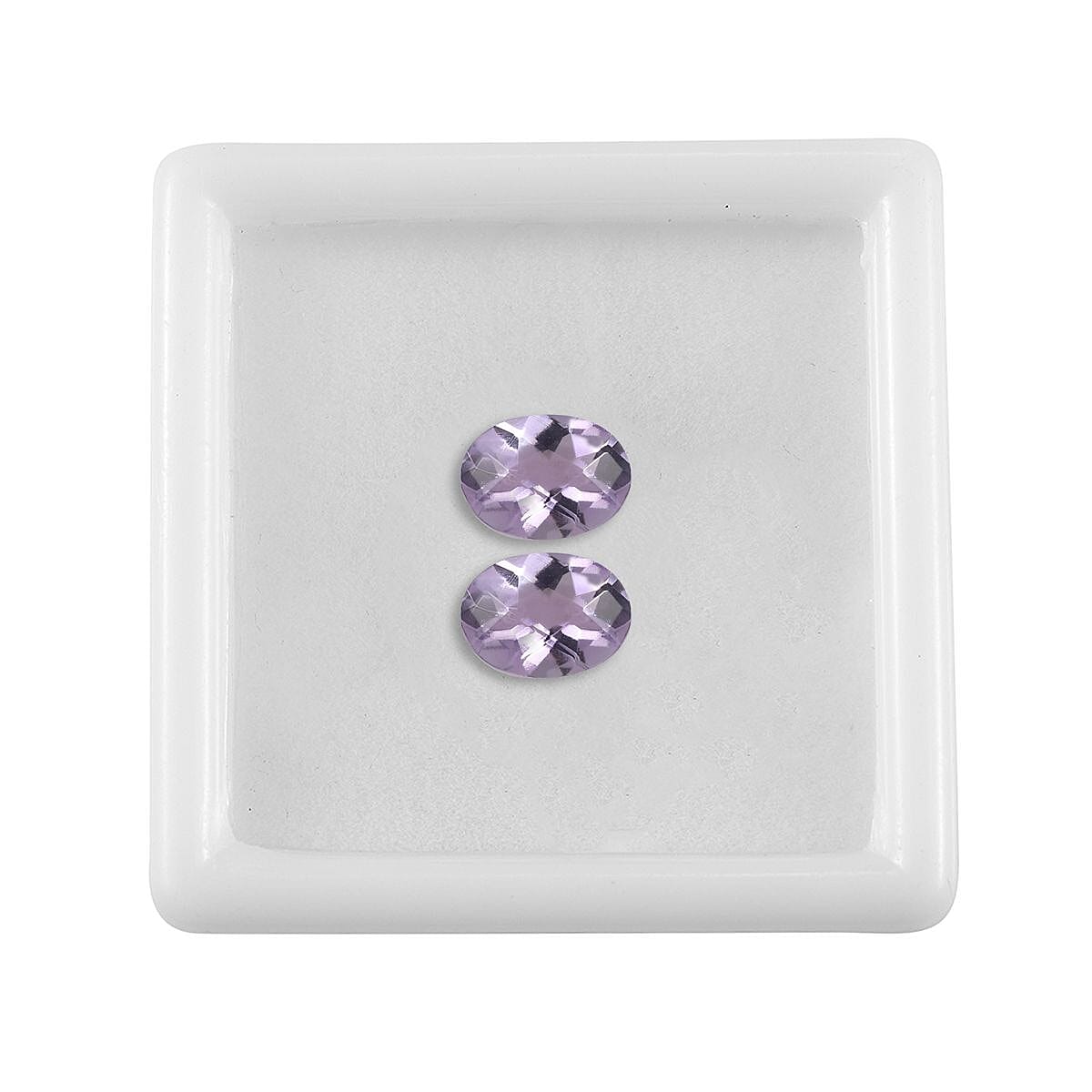 Set of 2 A Pink Amethyst Loose Gemstones in Oval Shape (8x6mm) 2.02 ct. 8024923 3