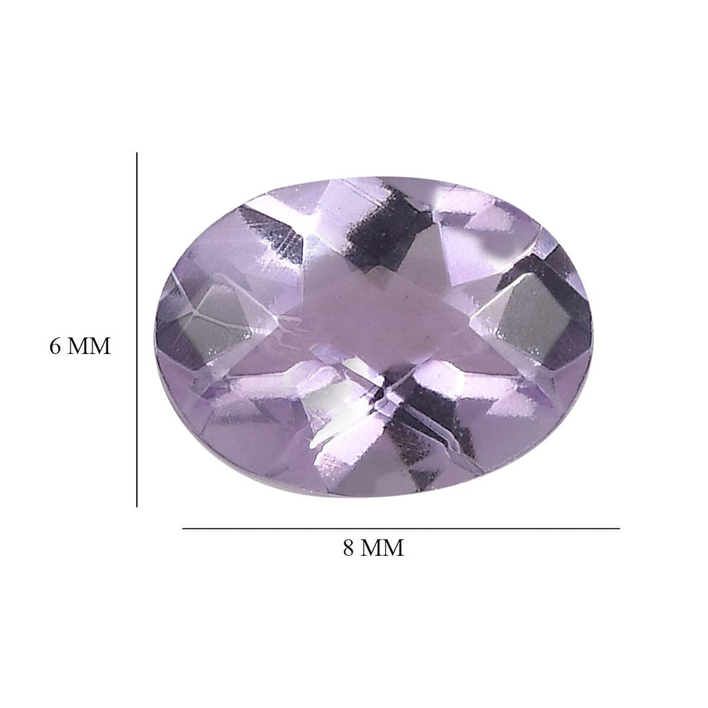 Pink Amethyst Oval Shape Gemstones 2.02 Ct