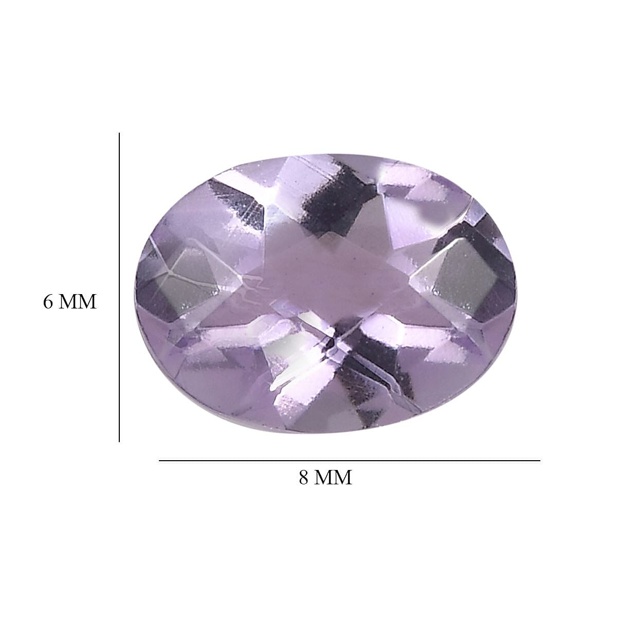 Set of 2 A Pink Amethyst Loose Gemstones in Oval Shape (8x6mm) 2.02 ct. 8024923 4
