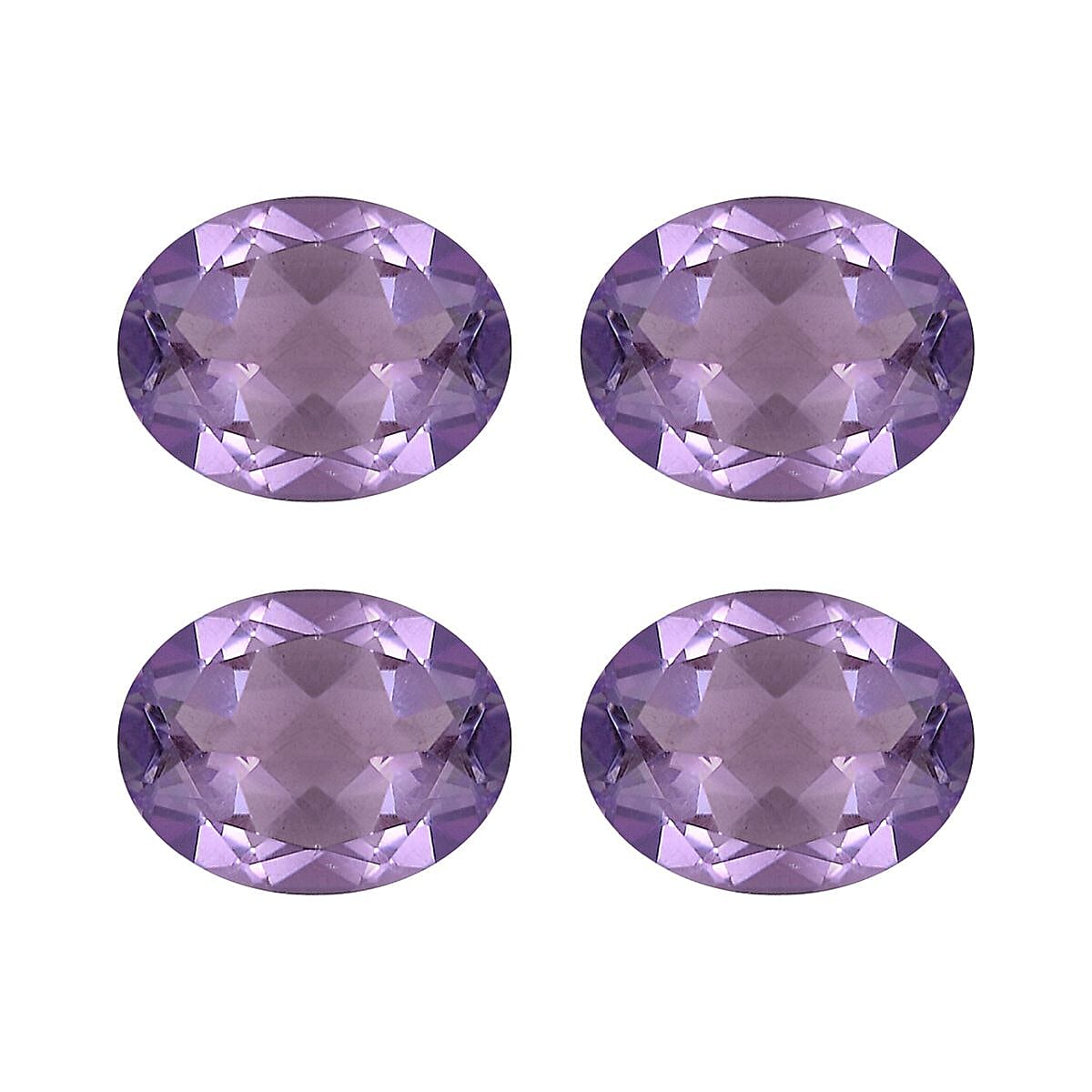 Set of 4 A Pink Amethyst Loose Gemstones in Oval Shape (9x7mm) 5.96 ct. 8024924 0