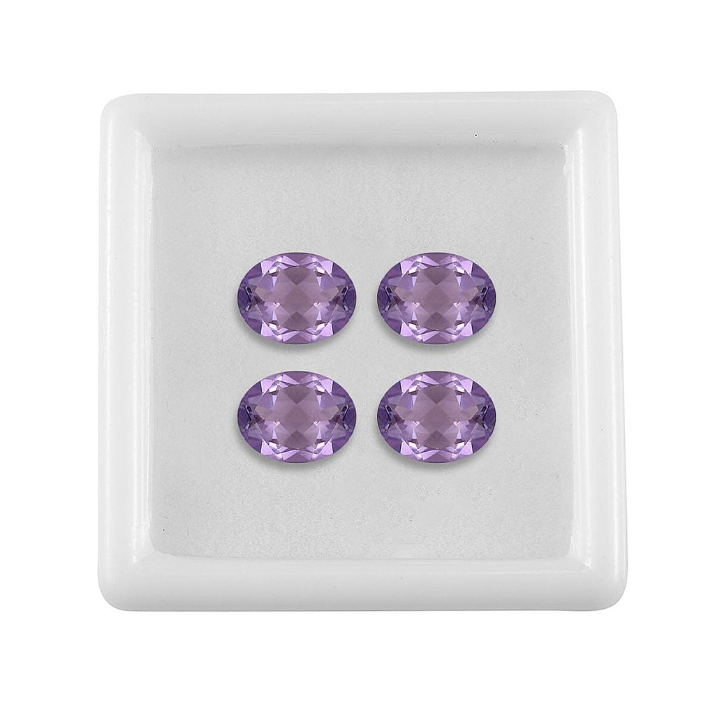 Pink Amethyst Oval Shape Gemstone 5.96 Ct