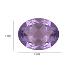 Pink Amethyst Oval Shape Gemstone 5.96 Ct