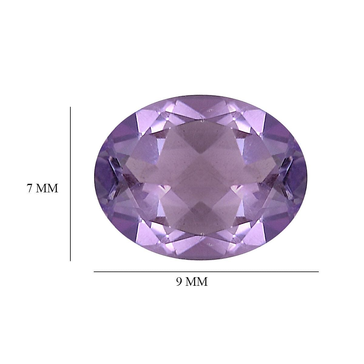 Set of 4 A Pink Amethyst Loose Gemstones in Oval Shape (9x7mm) 5.96 ct. 8024924 4