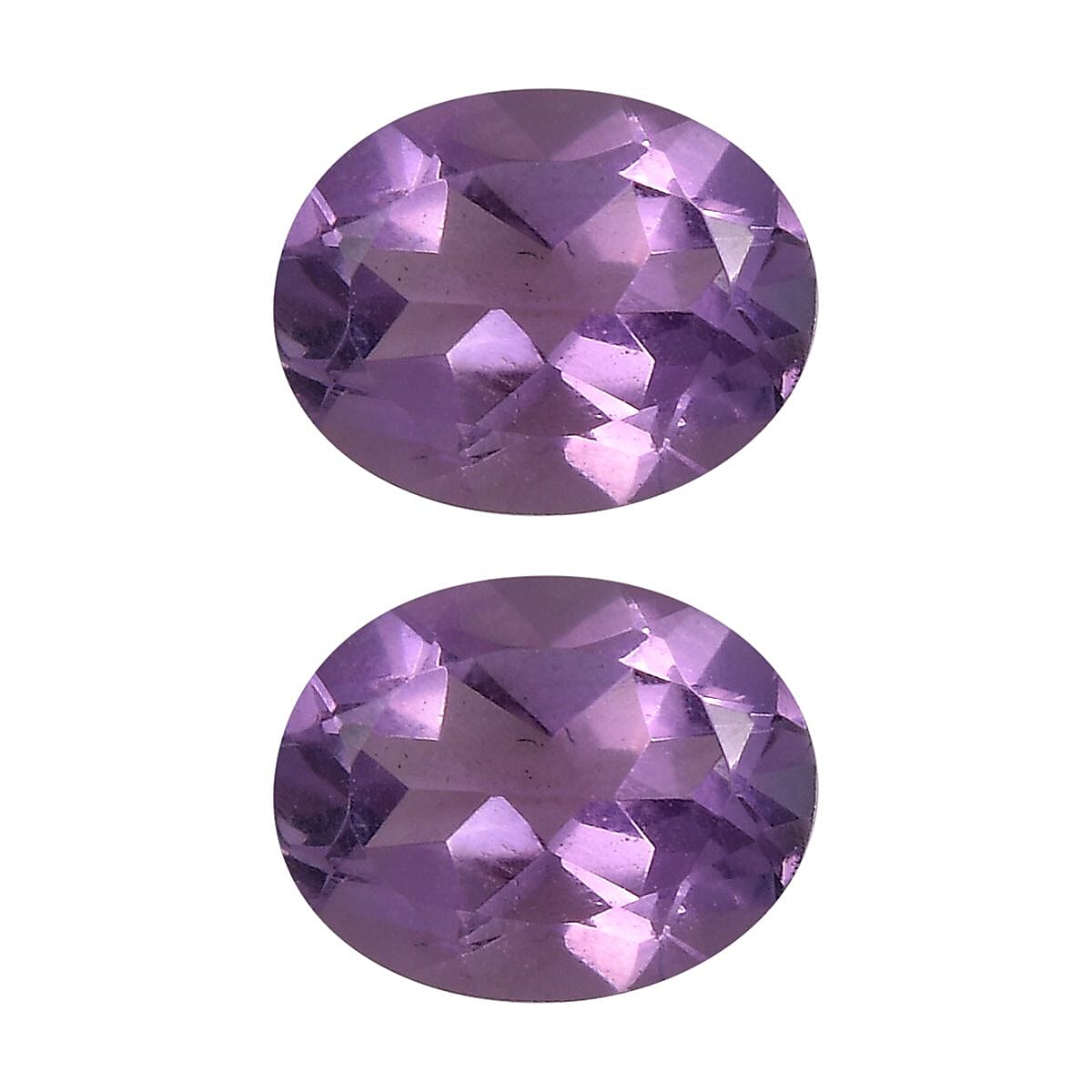 Set of 2 AA Pink Amethyst Loose Gemstones in Oval Shape (9x7mm) 3.01 ct. 8024947 0