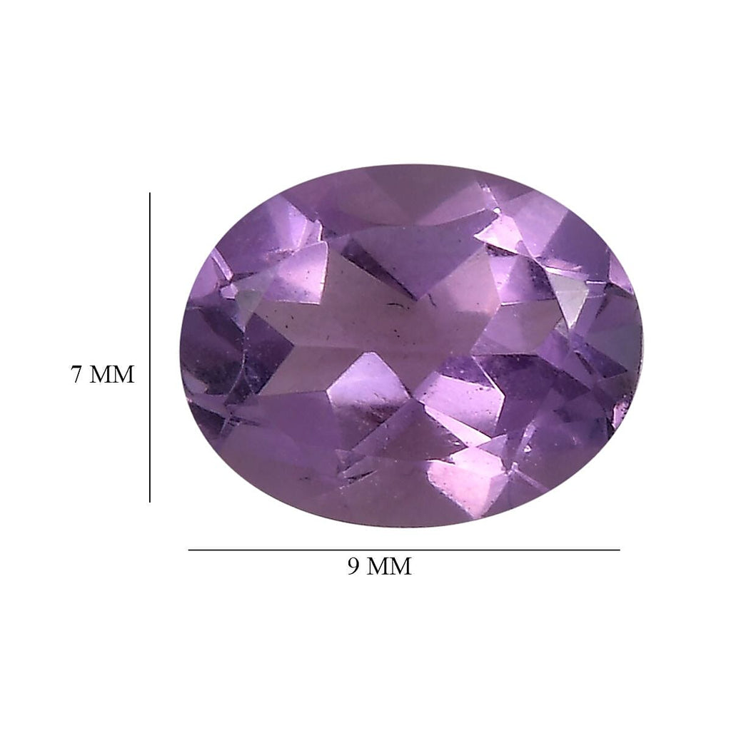 Pink Amethyst Oval Shape Gemstones 3.01 Ct