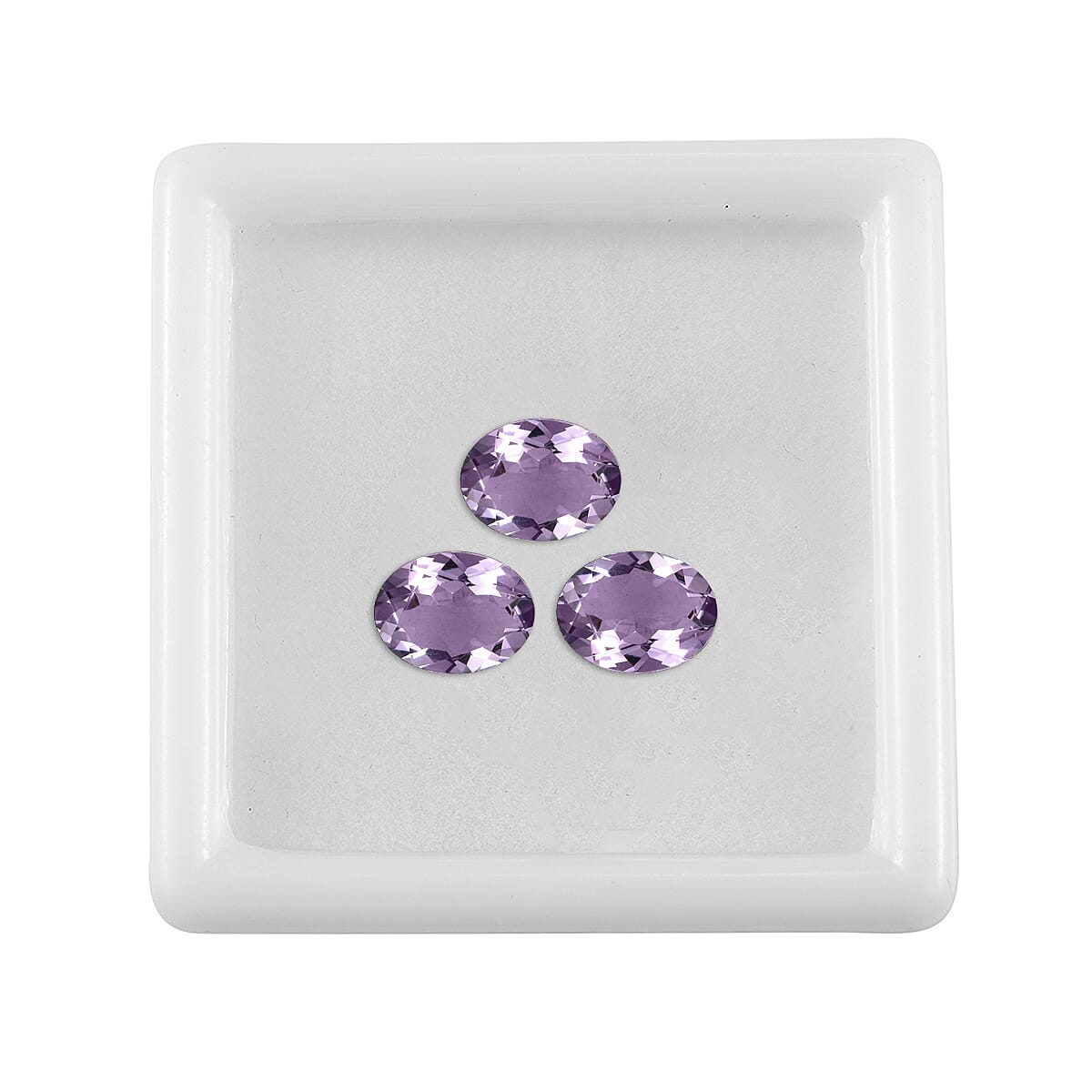 Set of 3 Pink Amethyst Loose Gemstones in Oval Shape  4.2 Ct. 8072256 3