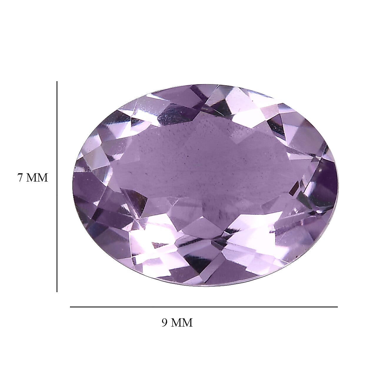 Set of 3 Pink Amethyst Loose Gemstones in Oval Shape  4.2 Ct. 8072256 4