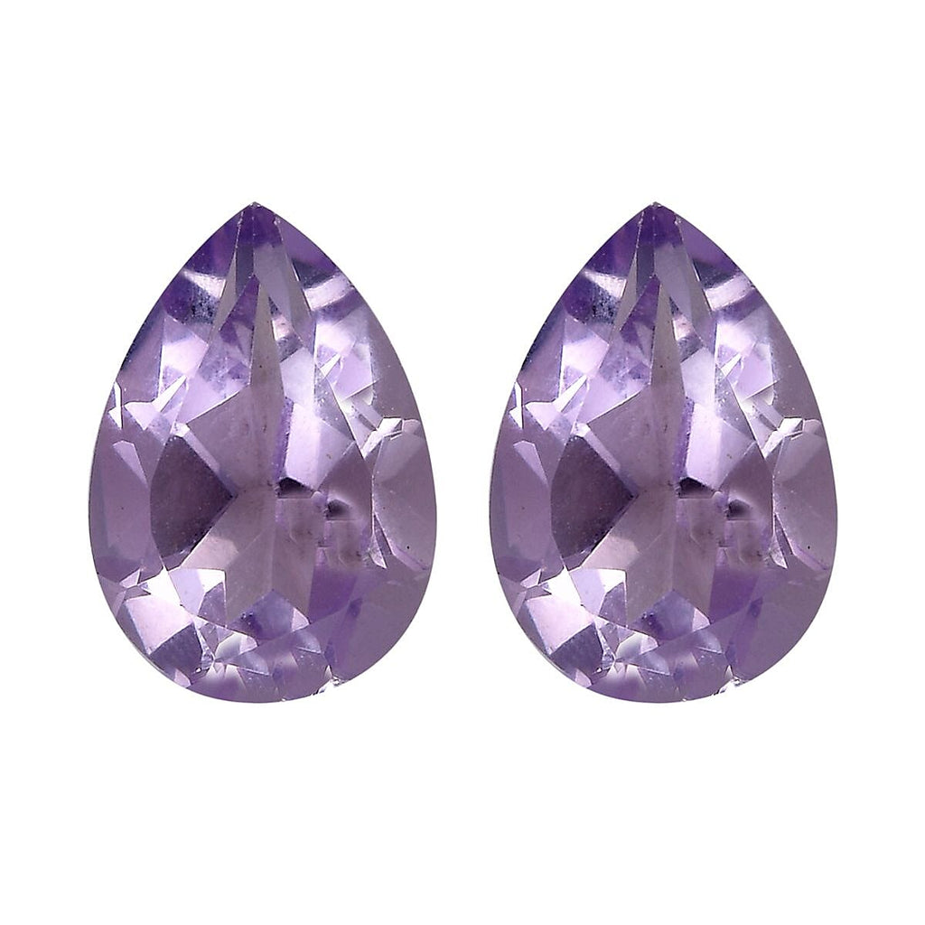 Pink Amethyst Pear Shape Gemstones 3.34 Ct