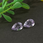 Pink Amethyst Pear Shape Gemstones 3.34 Ct