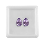 Pink Amethyst Pear Shape Gemstones 3.34 Ct
