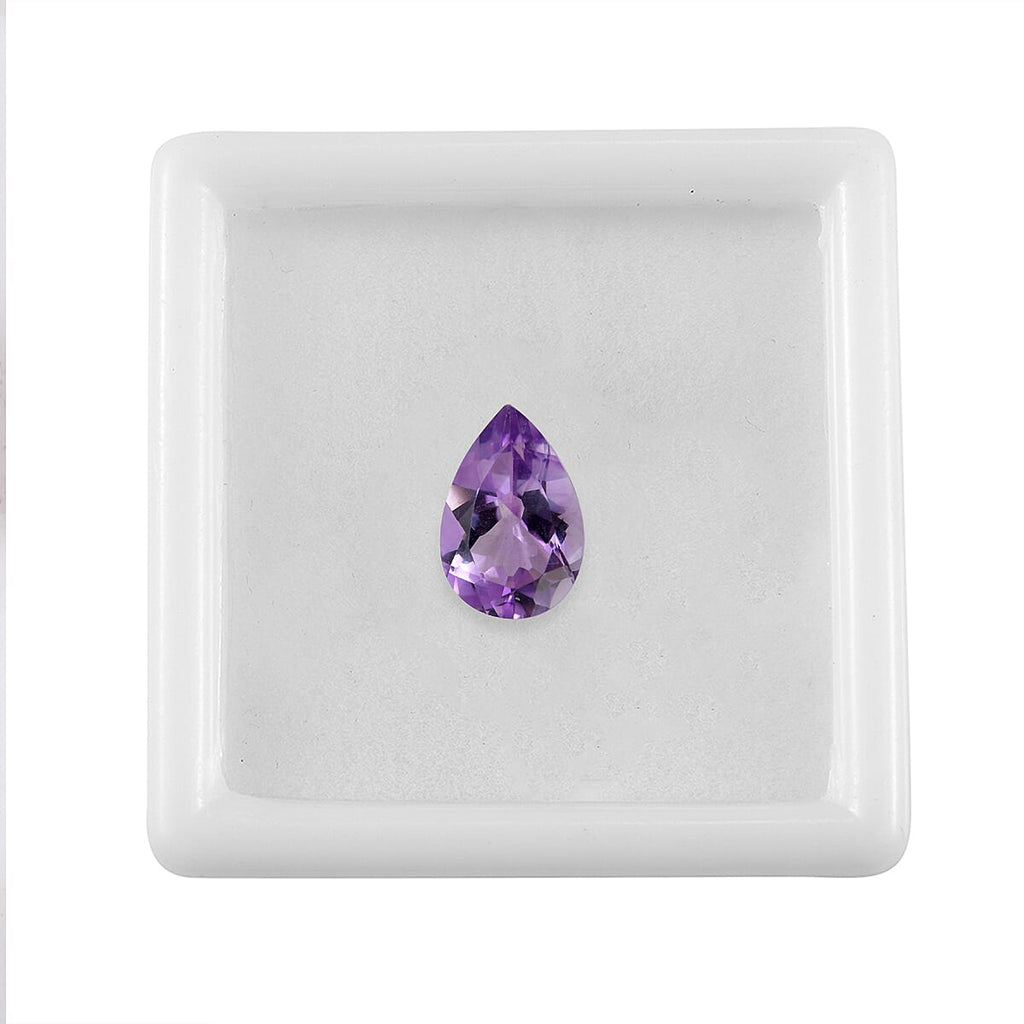 Pink Amethyst Pear 12X8 mm Gemstone, 2.91 Ct