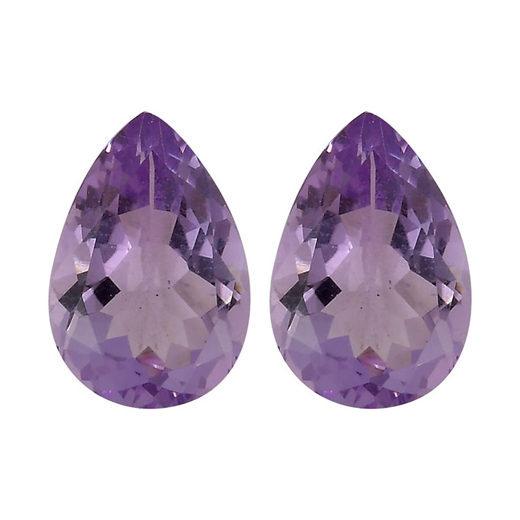 Pink Amethyst Pear Shape Gemstones 5.14 Ct