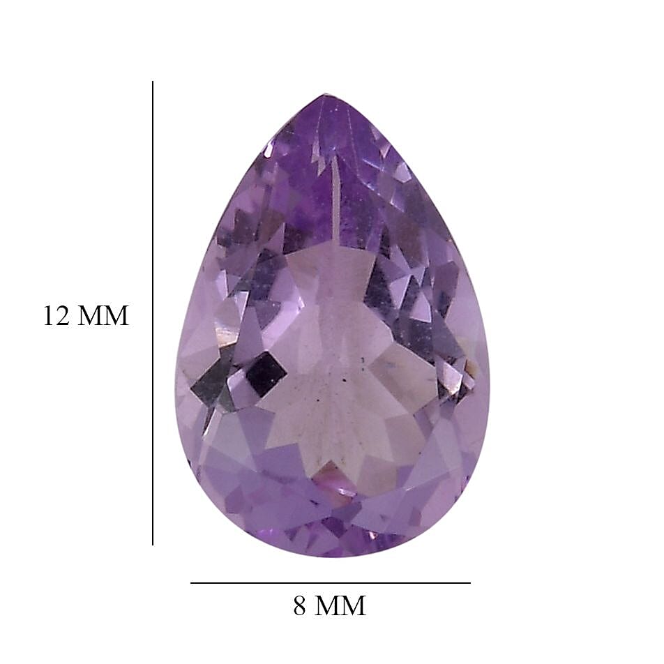 Pink Amethyst Pear Shape Gemstones 5.14 Ct