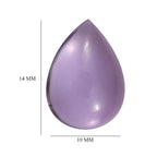 Pink Amethyst Pear Shape Gemstone 5.46 Ct