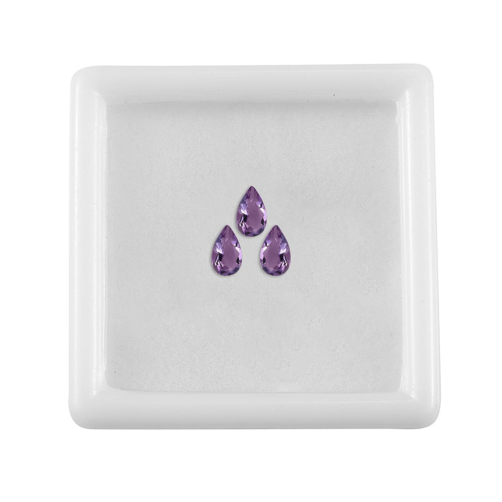 Pink Amethyst Pear Shape Gemstone 0.5 Ct.