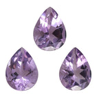 Pink Amethyst Pear 8x6 mm