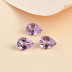 Pink Amethyst Pear 8x6 mm