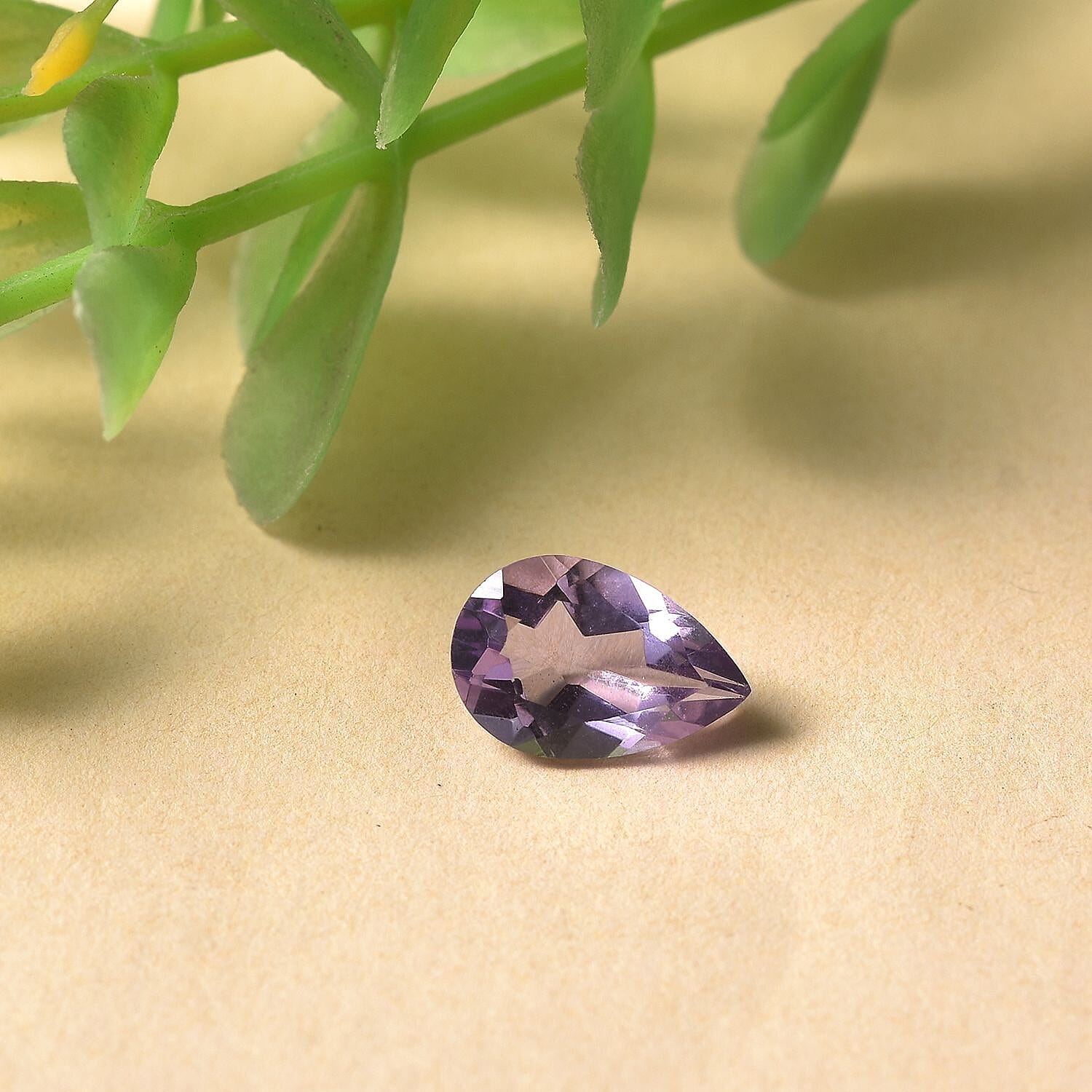 AA Pink Amethyst Loose Gemstone in Pear Shape (9x6mm) 1.05 ct. 8024930 1