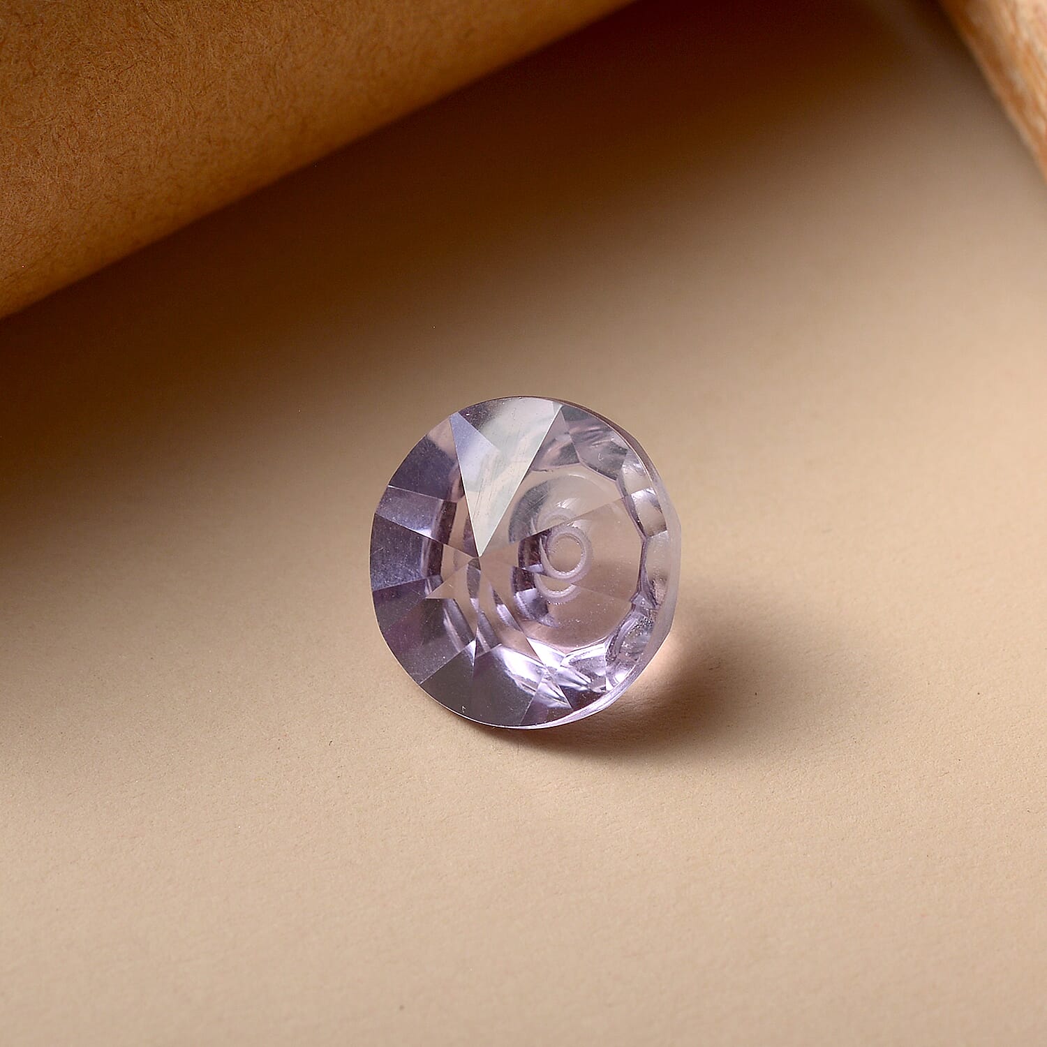 Pink Amethyst Round 12 mm Gemstone, 6.25 Ct 8505148 2