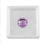 Pink Amethyst Round 12 mm Gemstone, 6.25 Ct