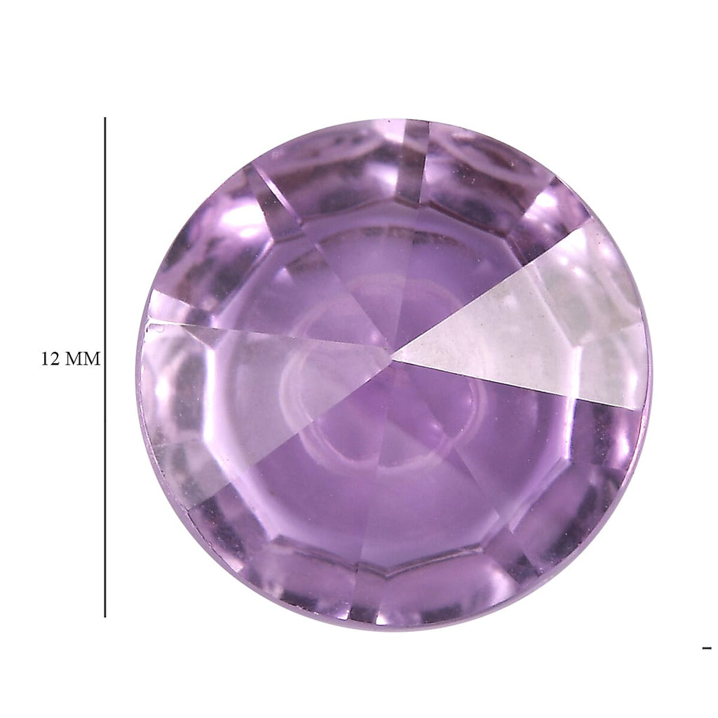 Pink Amethyst Round Shape Gemstone 5.71 Ct.