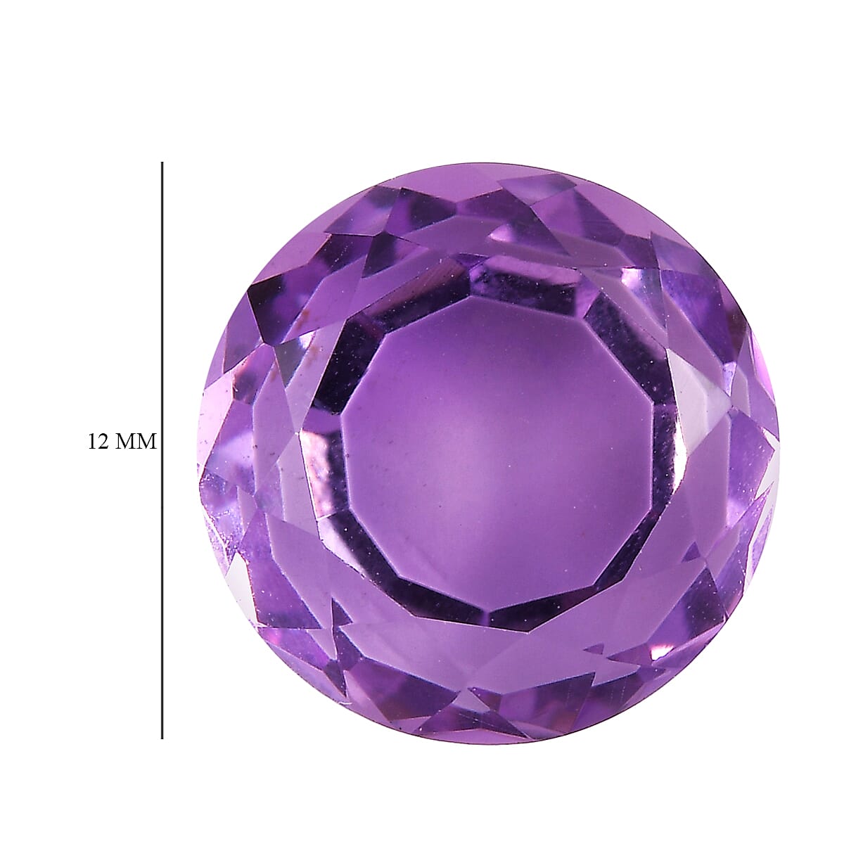 Pink Amethyst Loose Gemstone in Round Shape 6.77 Ct. 8070580 4