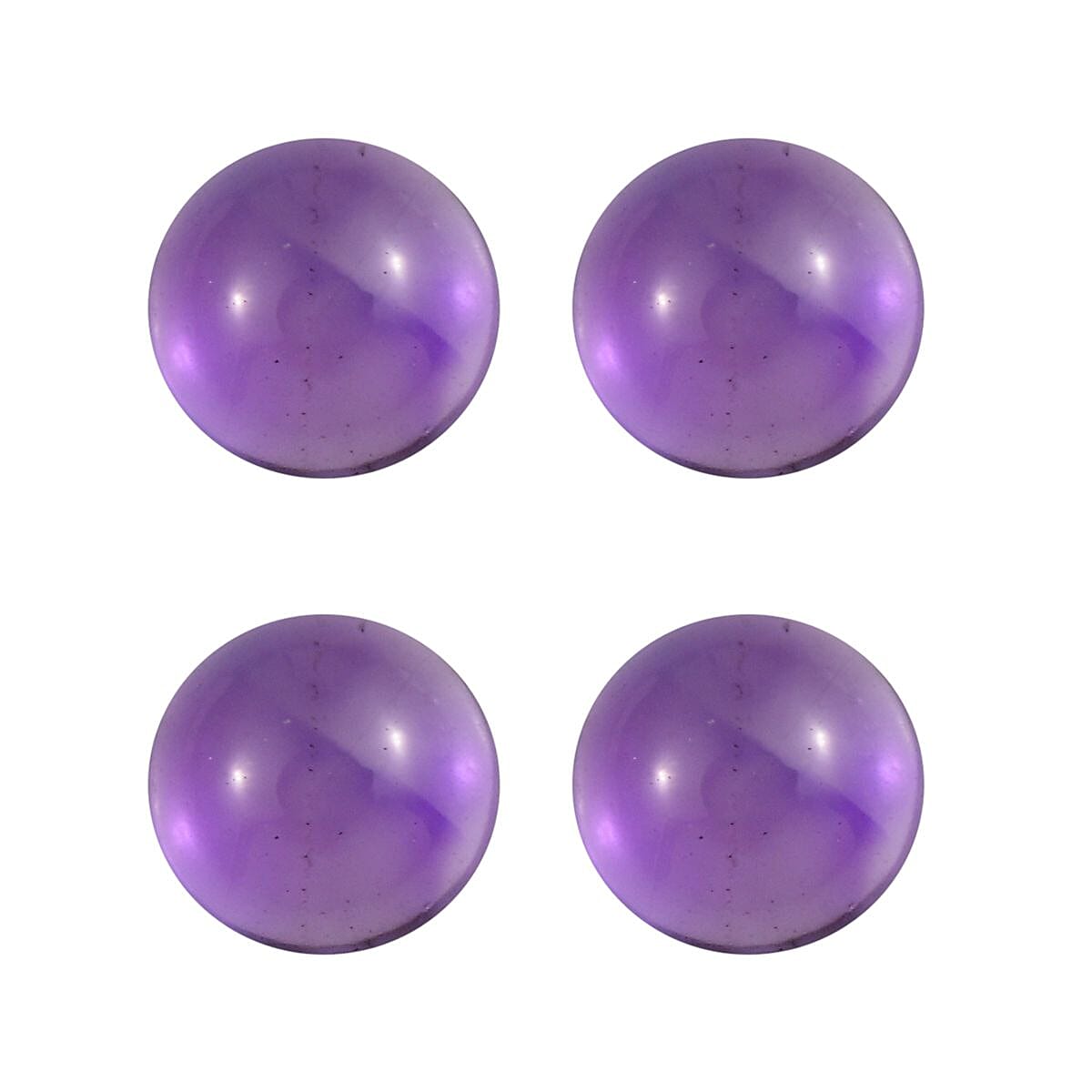 Set of 4 A Pink Amethyst Loose Gemstones in Round Shape (5mm) 2.23 ct. 8024933 0