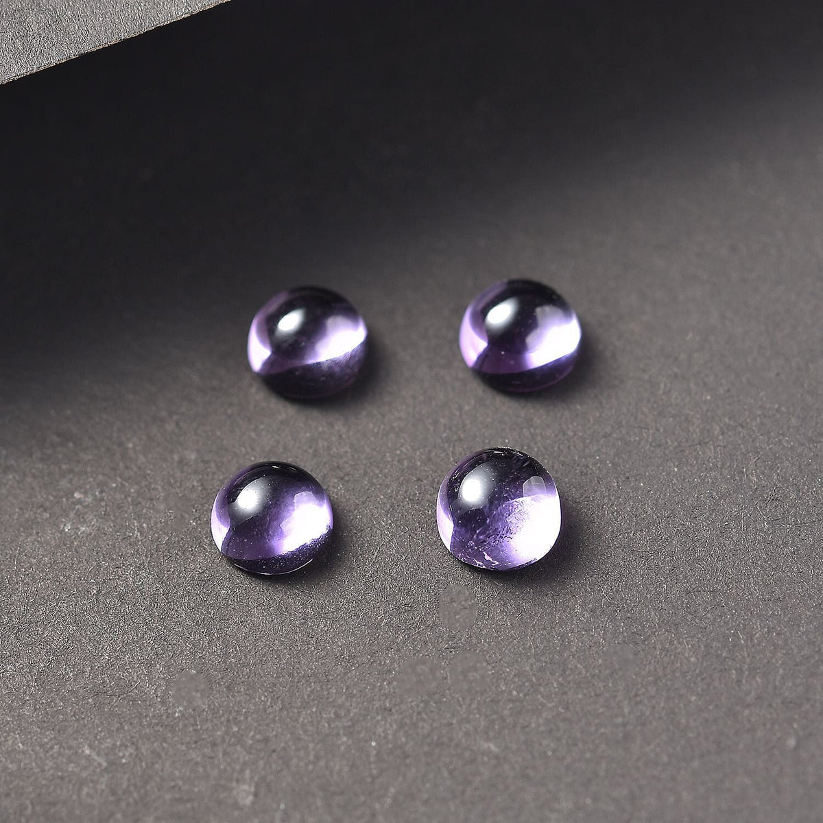 Set of 4 A Pink Amethyst Loose Gemstones in Round Shape (5mm) 2.23 ct. 8024933 1