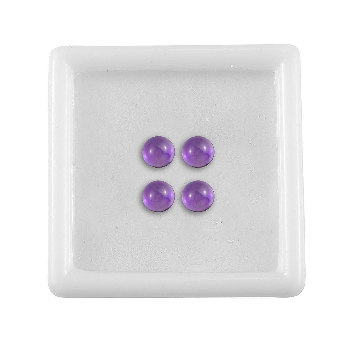 Set of 4 A Pink Amethyst Loose Gemstones in Round Shape (5mm) 2.23 ct. 8024933 3