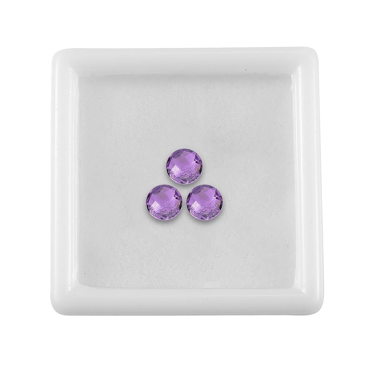 Set of 3 Pink Amethyst Loose Gemstones in Round Shape 1.27 Ct. 8072259 4